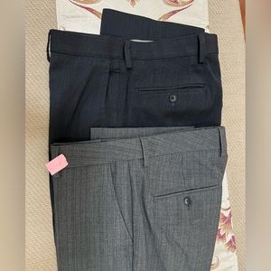 Men’s dress pants. Brands: Kenneth Cole reaction and banana republic. Size: 32